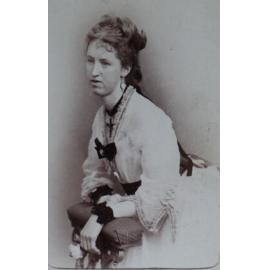 A carte-de-visite of an unidentified woman