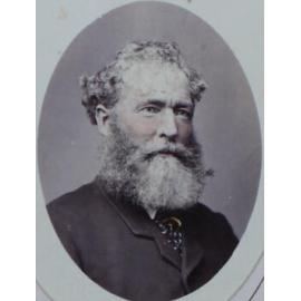A slightly tinted carte-de-visite of an unidentified man