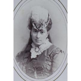 A carte-de-visite of an unidentified woman, c. 1870