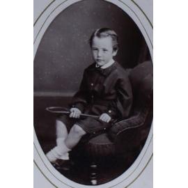 A carte-de-visite of a young boy