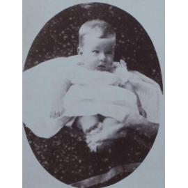 A carte-de-visite of an unidentified baby