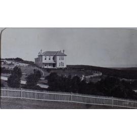 A carte-de-visite of an unidentified homestead