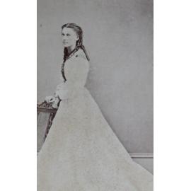 A carte-de-visite of an unidentified woman