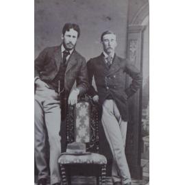 A carte-de-visite of two unidentified men