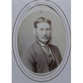 A carte-de-visite of an unidentified man