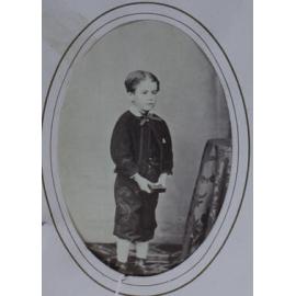 A carte-de-visite of an unidentified young boy