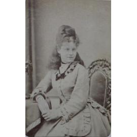 A carte-de-visite of an unidentified young woman