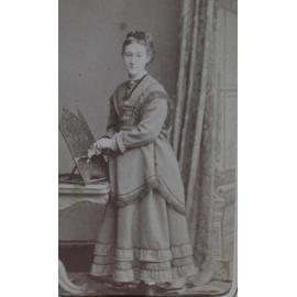 A carte-de-visite of an unidentified woman