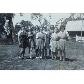 NEUC volleyball team, October 1942
