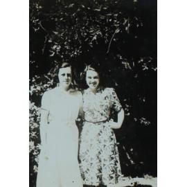 Mary Hindmarsh and Joan Bates, February 1940