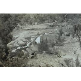 Gara River scenery near Blue Hole - Easter 1941