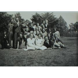 Eight Hour Day 1940 Booloominbah - Lawn at NEUC annotated M.M.H Max