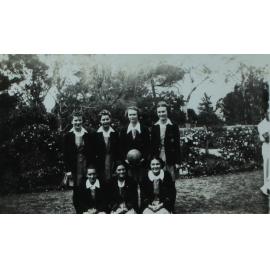 NEUC girls [netball] team