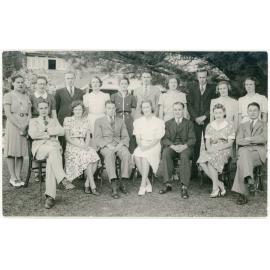 Group photograph including Llyris Gall, Paul Barratt, Pam Harris and Ken James