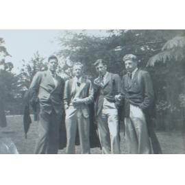 Students at the New England University College, 1942
