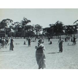 Sports Day, 1941 "Wardie wins sack race"