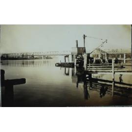 Manning River at Taree - Bridge in background