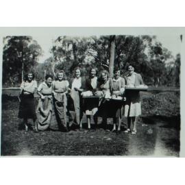 Group of women "At the trenches", NEUC