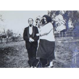 Joan and Bess in costume