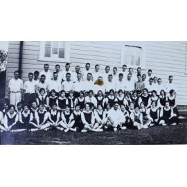 First Year Students. Drill Hall. 1929 Feb-Mar  