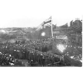 Reception for H.R.H. Prince of Wales at Railway Station
