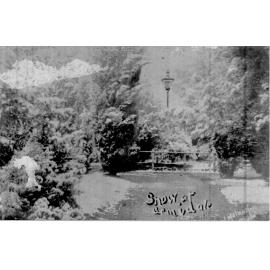 Snow at Armidale Central Park