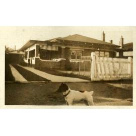Kingsford Smith Album, House with Dog