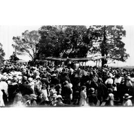 Aeroplane Appeal for War Loans from Captain Holden's Plane, West Maitland
