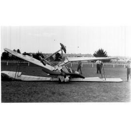 Captain Holden's Plane, West Maitland, upside down biplane, West Maitland