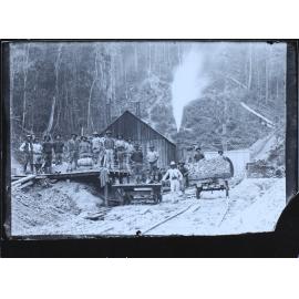Mining camp, upper Clarence