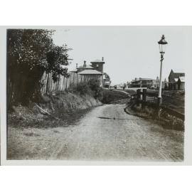 Molesworth Street looking south across Brown’s Creek
