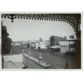 Lismore from balcony of Simpson’s store