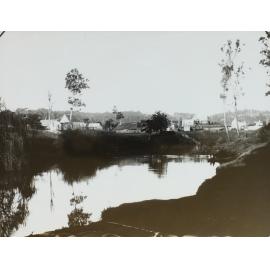 Creek or river bank in 1880s