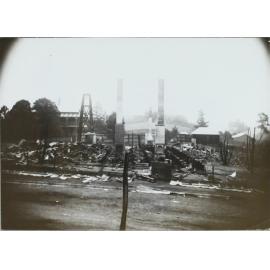 St. Mary’s proposed Cathedral and Convent after fire