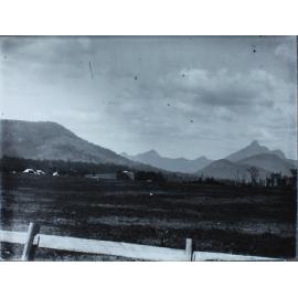 Farm land, Tweed River Valley Mt. Warning in background