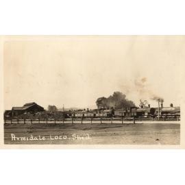 Railway Armidale Loco Shed, 1920