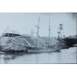 Schooner Garfield at Knight’s Sawmill, North Lismore