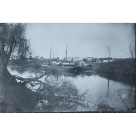 Vessel at Government Wharf, Lismore