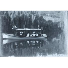 Boat on river with passengers (“Hirondelle”)