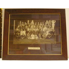 The first intake of students at Armidale Teachers' College taken in front of Smith House
