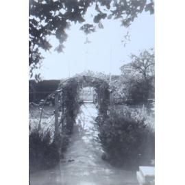 Sturry garden path, 1941