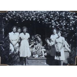 Betty Lindsay, Hilda Dorsman , Barbara Bruggs, Else Kidd, Sylvia Willoughby, Heather Longworth, Kitty Miller, Lorraine Perkins, Margaret Burkitt