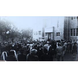 The opening of the Second Wing Science Block, NEUC, 1942