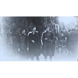 Harry, Tom, Pat, Graduation, 25th April 1942