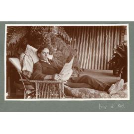 "Artist at rest", Booloominbah, c.1919