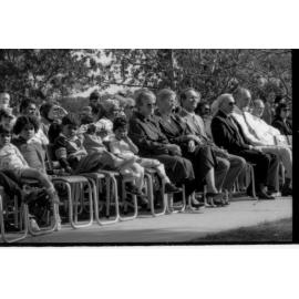 A croud at the ceremony for Aboriginal Education, 1988