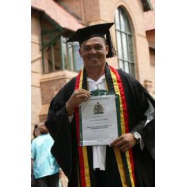 Darren Faulkner at TRACKS Graduation Ceremony, 2005