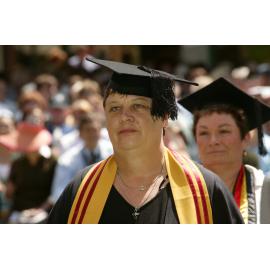Elizabeth Hornibrook, at the TRACKS Graduation Ceremony, 2005
