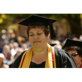 Deborah Rasiga at the TRACKS Graduation Ceremony, 2005