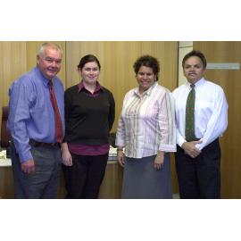 Roley Piggot, Kristine Kliendiest, Gina Milgate and Steve Widders, 1999